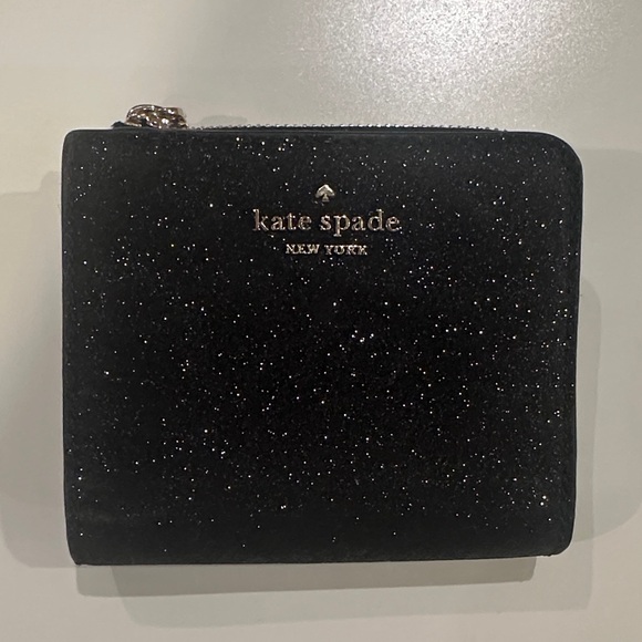 kate spade Handbags - Kate Spade Sparkling Black Wallet